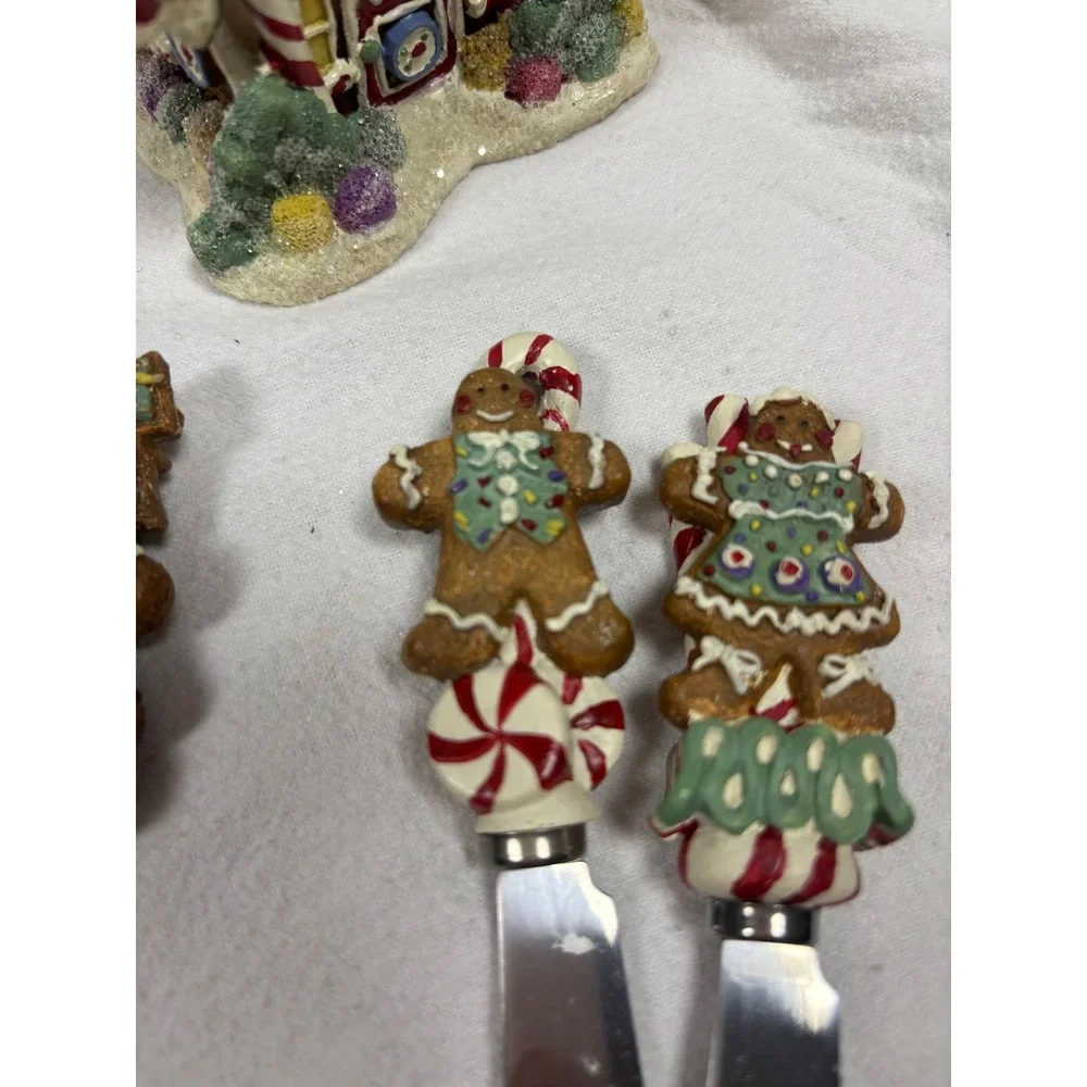 Incomplete Debbie Mumm Gingerbread Spreader House Set Boston Warehouse‎ 2001